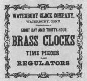 waterbury clock company advertisement